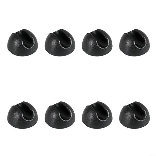 Für Möbelbeine Nicht-Schlupf-Möbelpolster Stuhlfußabdeckungen (Black) von Moliuoly