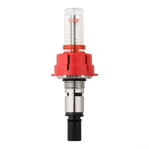 Fußbodenheizung Verteiler Durchflussmesser-Regler für optimale Wärmeverteilung G1/2 G3/8 Anschluss Kunststoff Metall Konstruktion Schwarz Rot(3/8) von Moliuoly