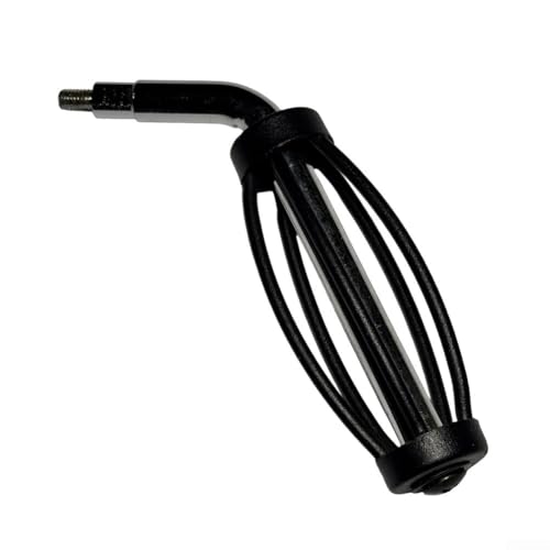 Griff aus Edelstahl für BBQ-Smoker und Grill, 12 mm Gewinde, ergonomisches Design, kompatibel für Traeger und den meisten Ofenmarken, hitzebeständig für sicheres Öffnen(A) von Moliuoly