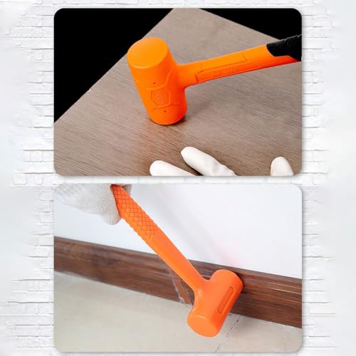 Gummihammer, Nicht rückprallender Gummihammer, 0,5LB Weichkopfhammer für empfindliche Montage Gummihammer, Nicht rückprallender Gummihammer, 0,5LB Weichkopfhammer für empfindliche Montage von Moliuoly