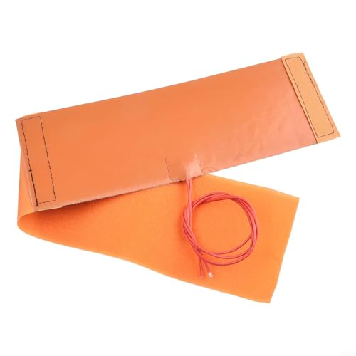 Handige 240W 12V Flexibele Verwarming Pad Mat, Siliconen Flessenverwarmer 10x30cm, Levendige Oranje Handige 240W 12V Flexibele Verwarming Pad Mat, Siliconen Flessenverwarmer 10x30cm, Levendige Oranje von Moliuoly