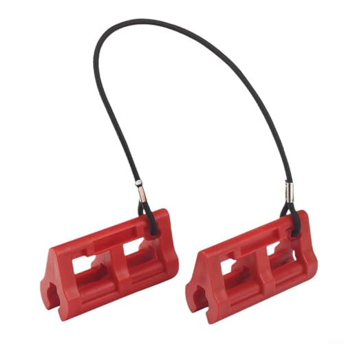 Hydraulische Lenkungssperre 4 Zoll für Außenbordmotoren - Seitenschutz für Transport und Lagerung - Kunststoff Schwarz Rot Gelb Blau - Einfache Installation ohne Werkzeug(red) von Moliuoly
