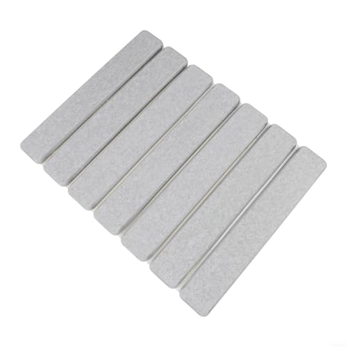 Küchentrocknungs-Matte Diatomeenerde Superabsorber-Saugfähigkeit Feuchtigkeitsaufnahme Raumsparendes Faltbare Multifunktional als Geschirrtuch Badematte Untersetzer Küchen und Badezimmer(Gray) von Moliuoly