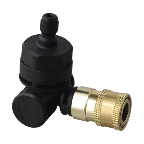 Moliuoly Pivot Düse Für Hydroshot Hochdruckreiniger Mit 180° Verstellung, Quick Connect Adapter, Kompatibel Mit WA4039 Und WA1845, Metall Und Kunststoff, Schwarz, 1 Stück Moliuoly Pivot Düse Für Hydroshot Hochdruckreiniger Mit 180° Verstellung, Quick Connect Adapter, Kompatibel Mit WA4039 Und WA1845, Metall Und Kunststoff, Schwarz, 1 Stück von Moliuoly
