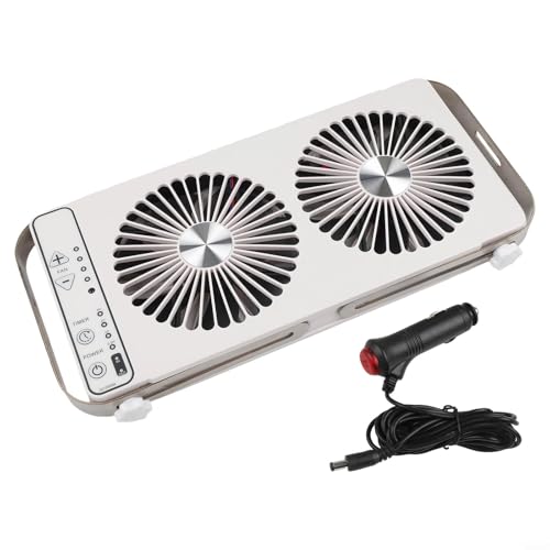 RV Dachfenster Ventilator mit Mehrfachfunktion Belüftungssystem 4 Geschwindigkeiten Überstrom-Sicherung 3 meters DC-Kabel 12V Einfache Installation Passend für verschiedene Modelle und Größen(White) RV Dachfenster Ventilator mit Mehrfachfunktion Belüftungssystem 4 Geschwindigkeiten Überstrom-Sicherung 3 meters DC-Kabel 12V Einfache Installation Passend für verschiedene Modelle und Größen(White) von Moliuoly