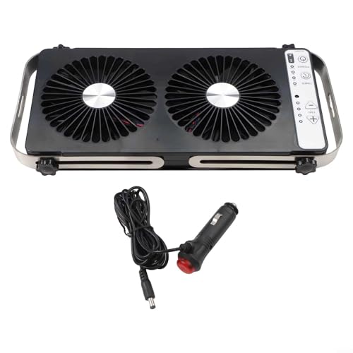 RV Dachfenster Ventilator mit Mehrfachfunktion Belüftungssystem 4 Geschwindigkeiten Überstrom-Sicherung 3 meters DC-Kabel 12V Einfache Installation Passend für verschiedene Modelle und Größen(Black) RV Dachfenster Ventilator mit Mehrfachfunktion Belüftungssystem 4 Geschwindigkeiten Überstrom-Sicherung 3 meters DC-Kabel 12V Einfache Installation Passend für verschiedene Modelle und Größen(Black) von Moliuoly