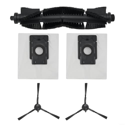 Reinigungszubehör-Set für Verefa L11 Pro Staubsauger Hauptbürste Seitenbürsten Staubbeutel entfernt Schmutz Staub Abraum geeignet für Laminat Teppich Hartboden Zuhause von Moliuoly