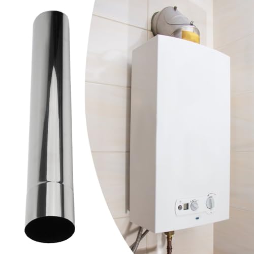 Resistant Stainless Steel Stove Pipe Flue Liner for Multi Fuel Use 20cm/30cm/40cm (30cm) von Moliuoly