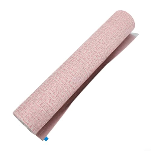 Selbstklebende Wasserdichte Tapete XPE Schalldämmung Thermische Isolierung Fleckenresistent Verblasst Nicht Weiß Beige Blau für Rosa Größe 50x300cm Für Schlafzimmer Wohnzimmer Küche(Pink) von Moliuoly