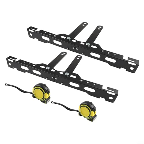 Spurstangen Einstellwerkzeug Automotive Toe Alignment Tool für PKW LKW SUV für Jeep 14mm 16mm Muttern Heimgebrauch DIY Radeinstellung Werkzeug Set Schwarz Orange-Rot(Black) von Moliuoly