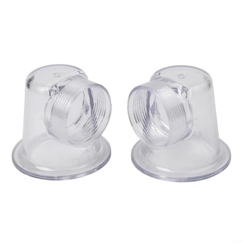 Transparenter Einsatz Vorfilterdeckel für SPS-50 SPS-75 SPS-100 Umwälzpumpe Pool Pumpe Kunststoff Ersatzteil Einfache Installation(2pcs) von Moliuoly