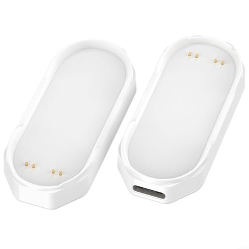 USB-C Ladeadapter 5V 1000mA Kompakte Ladestation aus ABS für PLAUD Notepin Ai und andere Geräte, Tragbares Ladegerät in Schwarz oder Weiß, Leichtes Design für Zuhause, Büro und Unterwegs(White) von Moliuoly