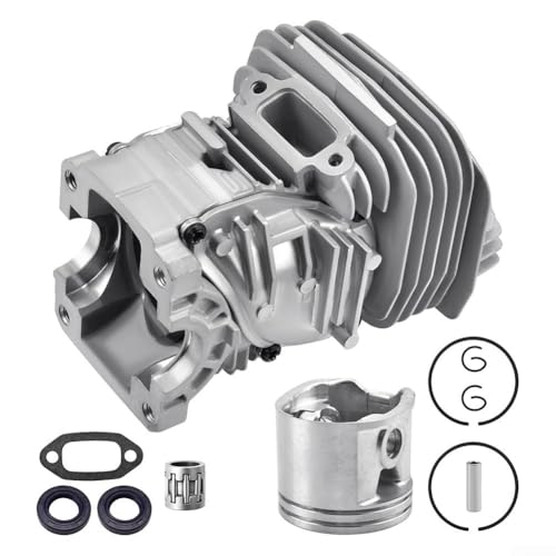 Zylinder Kolben Kit 47mm passend für MS291 MS291C MS271 Kettensägen 1141 020 1206 Leistungssteigerung durch Big Bore Design Komplettset mit Zylinderkopf Kolben Nadel Lager Öldichtungen Dichtung Zylinder Kolben Kit 47mm passend für MS291 MS291C MS271 Kettensägen 1141 020 1206 Leistungssteigerung durch Big Bore Design Komplettset mit Zylinderkopf Kolben Nadel Lager Öldichtungen Dichtung von Moliuoly
