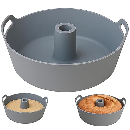 Moljaus Gugelhupf backform 21 cm Silikonform heißluftfritteuse heissluftfritteuse zubehör Backformen Silikonformen backen Gugelhupfform silikom Backform Backformen silikon für den Ofen von Moljaus