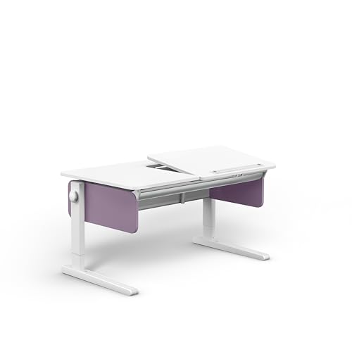 Moll Champion Right Up Kinderschreibtisch höhenverstellbar | mitwachsend & ergonomisch mit geteilter, neigbarer Tischplatte & gerundeten Ecken | ideal für Schulkinder | Made in Germany (Soft-Lila) Moll Champion Right Up Kinderschreibtisch höhenverstellbar | mitwachsend & ergonomisch mit geteilter, neigbarer Tischplatte & gerundeten Ecken | ideal für Schulkinder | Made in Germany (Soft-Lila) von Moll