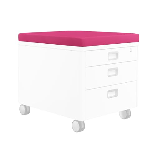 Moll Pad Sitzkissen für Rollcontainer | Bequeme Sitzauflage für Pro & Cubic | abnehmbar & pflegeleicht | ideale Ergänzung Kinderschreibtische | Made in Germany von Moll