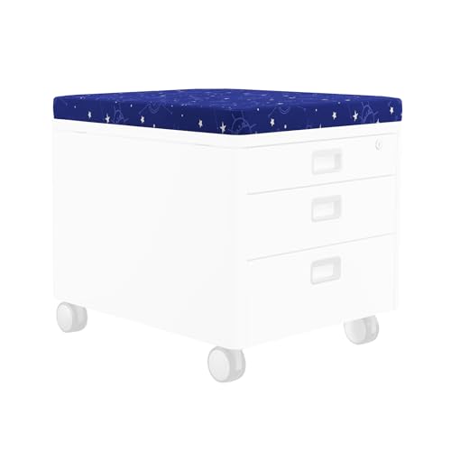 Moll Pad Sitzkissen für Rollcontainer | Bequeme Sitzauflage für Pro & Cubic | abnehmbar & pflegeleicht | ideale Ergänzung Kinderschreibtische | Made in Germany von Moll