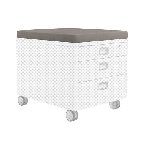 Moll Pad Sitzkissen für Rollcontainer | Bequeme Sitzauflage für Pro & Cubic | abnehmbar & pflegeleicht | ideale Ergänzung Kinderschreibtische | Made in Germany von Moll