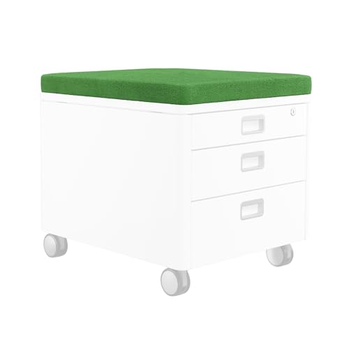 Moll Pad Sitzkissen für Rollcontainer | Bequeme Sitzauflage für Pro & Cubic | abnehmbar & pflegeleicht | ideale Ergänzung Kinderschreibtische | Made in Germany von Moll