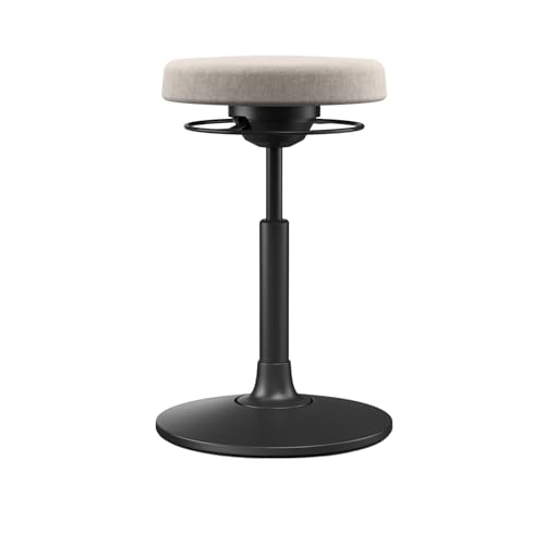 Moll S1 Sitz- & Stehhocker höhenverstellbar | bequemer Bürohocker mit gefederter 3D-Mechanik | ideal fürs ergonomische Homeoffice | Wipp- & Schwenkfunktion fördert Rückenmuskulatur | Made in Germany von Moll