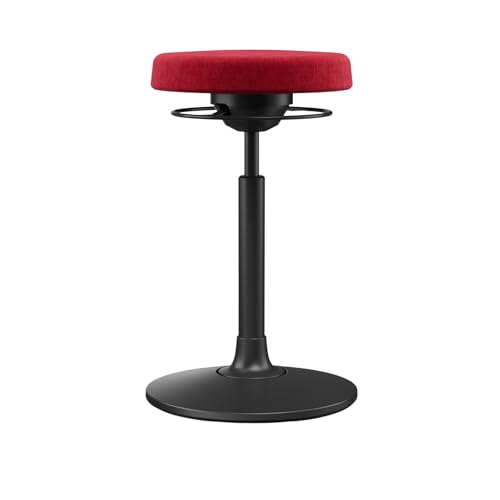 Moll S1 Sitz- & Stehhocker höhenverstellbar | bequemer Bürohocker mit gefederter 3D-Mechanik | ideal fürs ergonomische Homeoffice | Wipp- & Schwenkfunktion fördert Rückenmuskulatur | Made in Germany von Moll