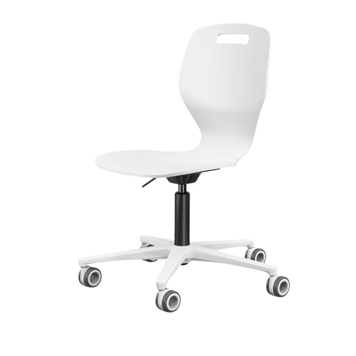 Moll S3 Büro Design Drehstuhl | stufenlos höhenverstellbar & ergonomisch | dynamisches Sitzen durch 3D-Wipptechnik | langlebige & hochwertige Formholzschale | Bürostuhl Made in Germany von Moll