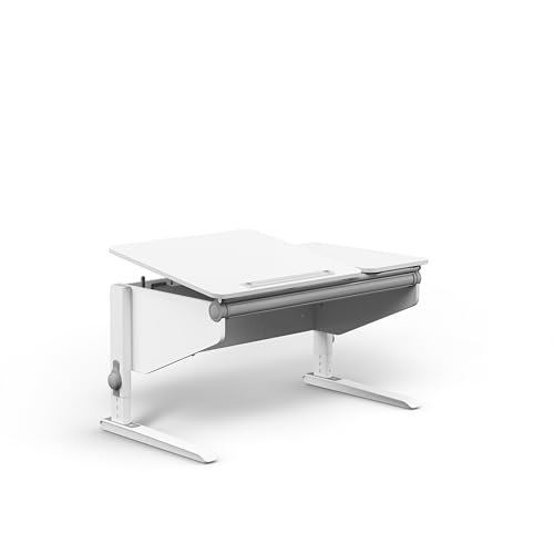 Moll Winner Split Classic | Kinderschreibtisch höhenverstellbar | mitwachsend, ergonomisch mit geteilter, neigbarer Tischplatte | Schreibtisch ideal für Schulkinder | Made in Germany von Moll