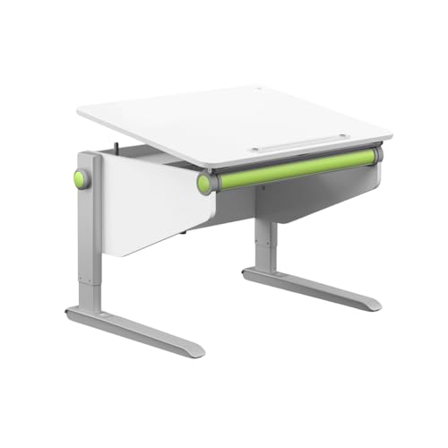 moll Winner Compact Comfort Kinderschreibtisch höhenverstellbar | mitwachsend & ergonomisch mit neigbarer Tischplatte & gerundeten Ecken | Schreibtisch ideal für Schulkinder | Made in Germany von Moll