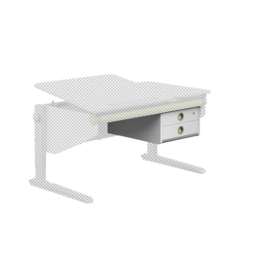 moll Winner Twin Box | Erweiterung für Kinderschreibtisch Winner & Winner Split | zusätzlicher Stauraum unter der Schublade für mehr Ordnung | ideal für Schulkinder | Made in Germany von Moll