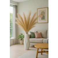 Beiges Pampasgras 120 cm | Große Künstliche Flauschige Stiele Für Vase Oder Hochzeitsdekor Boho Home Styling Kostenloser Versand Beiges Pampasgras 120 cm | Große Künstliche Flauschige Stiele Für Vase Oder Hochzeitsdekor Boho Home Styling Kostenloser Versand von MollieGifts