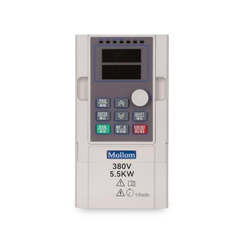 MOLLOM VFD 5.5kW 7.5HP 13A 380V, Single oder Three Phase Input zu Three Phase Output Frequenzregler, Wechselrichter Konverter Variable Frequency Driver für Drehzahls-Kontrolle des CNC-Motors MOLLOM VFD 5.5kW 7.5HP 13A 380V, Single oder Three Phase Input zu Three Phase Output Frequenzregler, Wechselrichter Konverter Variable Frequency Driver für Drehzahls-Kontrolle des CNC-Motors von Mollom