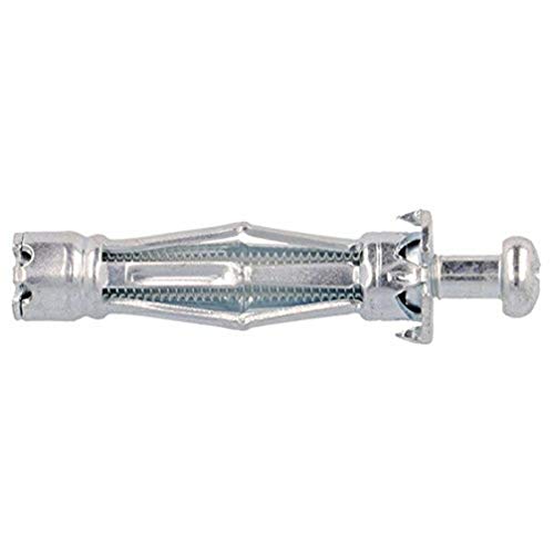 Molly m18106-xj Metall Hohlwand Dübel mit Schrauben M6 Ø 6 x 50 mm, 11mm, grau, Set 10 Stück Molly m18106-xj Metall Hohlwand Dübel mit Schrauben M6 Ø 6 x 50 mm, 11mm, grau, Set 10 Stück von Molly
