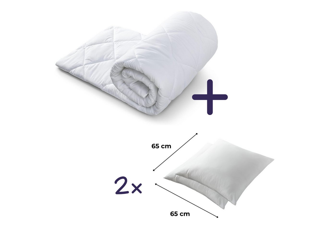 Moln Microfaserbettdecke Bettdecke Ganzjahresdecke, 300 gsm Warme Bettdecke, Füllung: 100 % Mikrofaser-Füllung, Antibakterielle Decke und Waschmaschinengeeignet von Moln