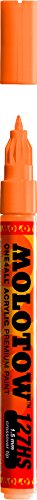 127HS-CO Molotow ONE4ALL-Farbstift mit 1,5 mm Crossover-Spitze – in verschiedenen Farben Neon Orange Fluorescent von Molotow