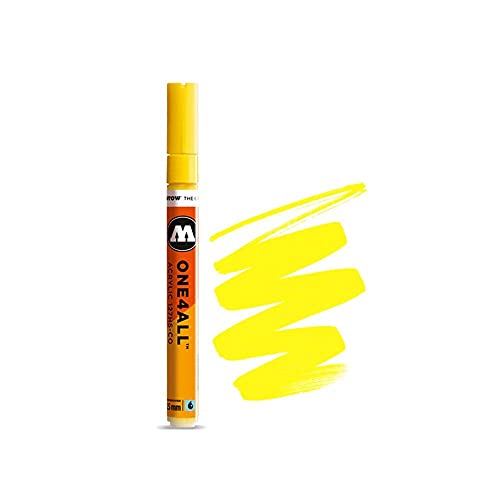 127HS-CO Molotow ONE4ALL-Farbstift mit 1,5 mm Crossover-Spitze – in verschiedenen Farben 006 Zinc Yellow von Molotow