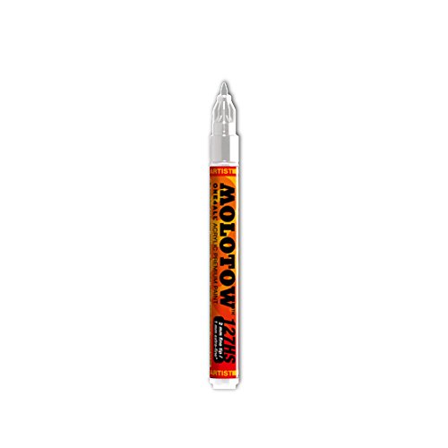 Molotow 127-HS Marker ONE4ALL, 1mm Spitze, 5,0ml, signalweiß von MOLOTOW
