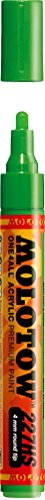 Molotow 227-HS Marker ONE4ALL, 4mm Spitze, 9,0ml, KACAO77 green von Molotow