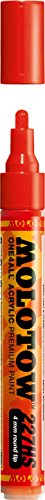 Molotow 227-HS Marker ONE4ALL, 4mm Spitze, 9,0ml, verkehrsrot Molotow 227-HS Marker ONE4ALL, 4mm Spitze, 9,0ml, verkehrsrot von Molotow