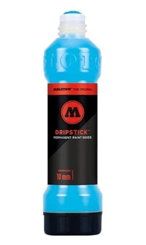 Molotow Dripstick Permanentfarbe 860DS – Alkoholbasierter glänzender Marker (Shock Blue Middle) von Molotow