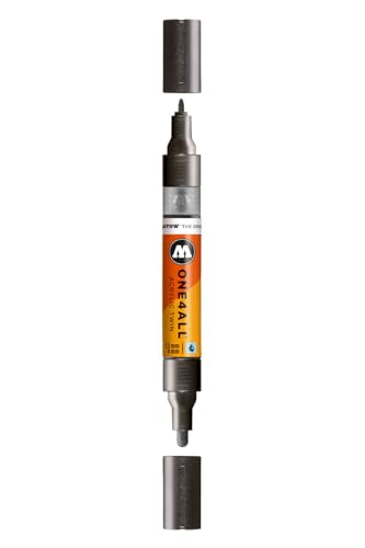 Molotow One4All Acrylic Twin Marker 223 – Metallic Black von Molotow