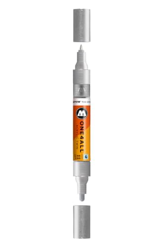 Molotow One4All Acrylic Twin Marker 227 – Metallic Silver von Molotow