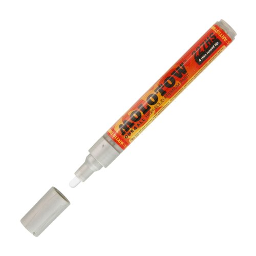 Molotow One4All 227HS Marker, 4 mm, 227, Metallic-Silber von Molotow