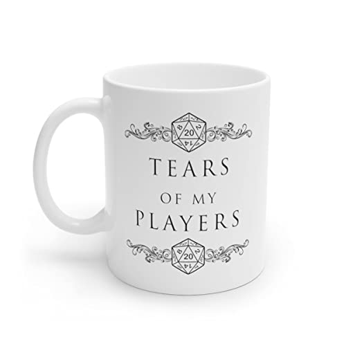 Tears Of My Players Tasse – Dnd Mug For Dungeons And Dragons Party Dungeon Master – Dungeons And Dragons Kaffeetasse – Gamer Mug 325 ml von MoltDesigns