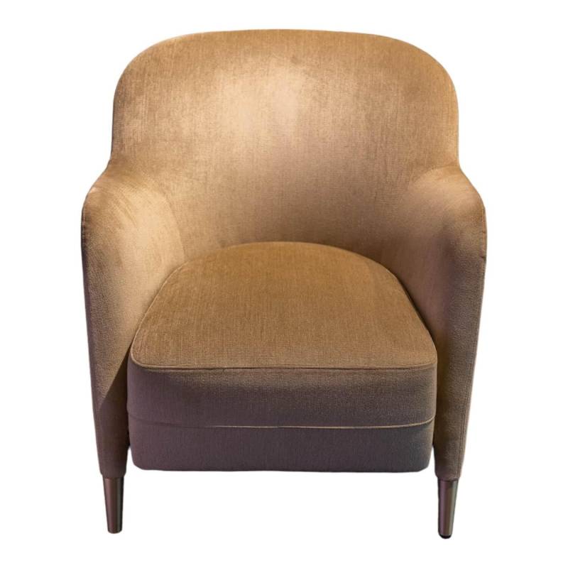 Sessel D.151.4 Bezug Stoff Kubrick K 1951 Beige Gestell Amerikanisches Nussbaumh... von Molteni & C