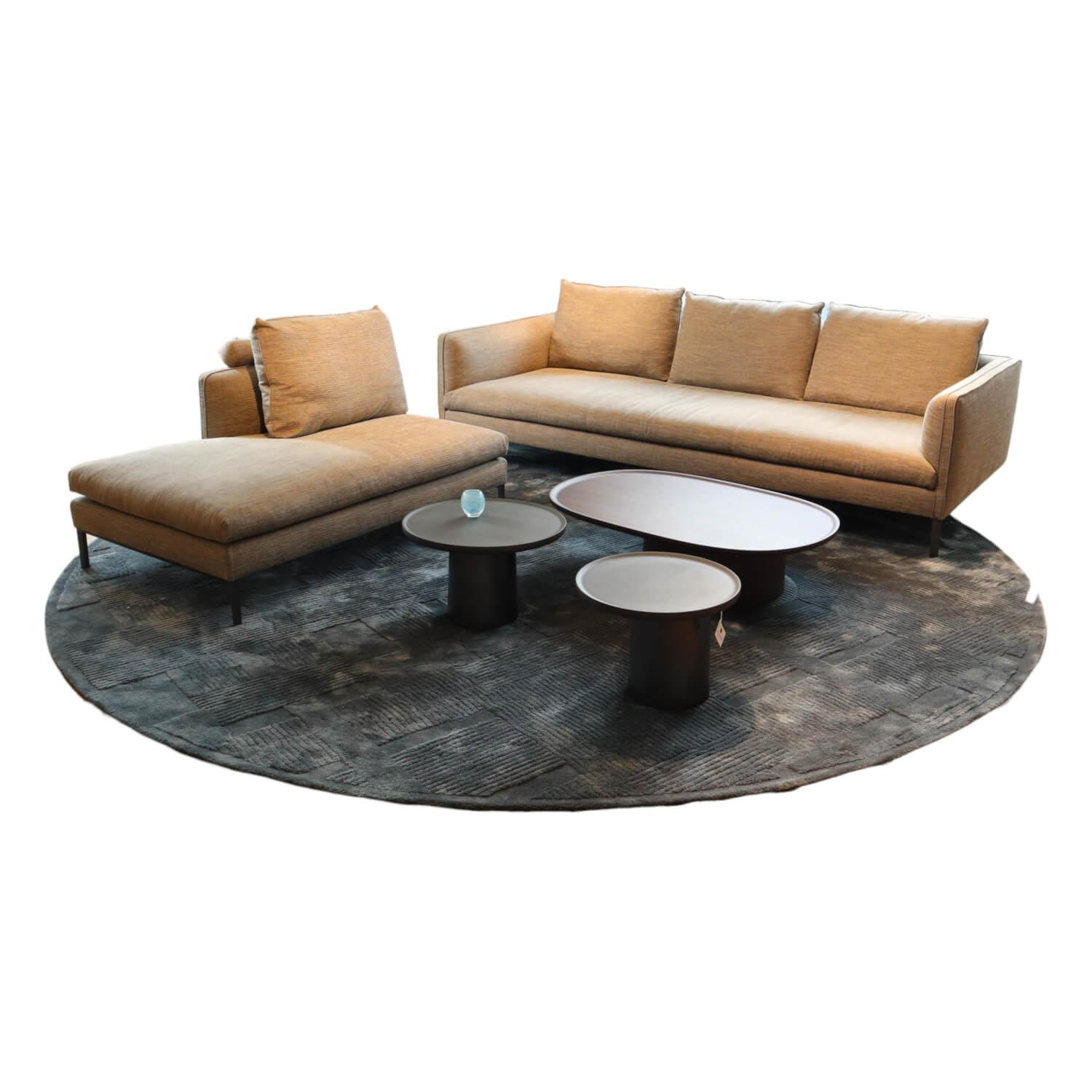 Teppich 400x400 Vibrazioni Rund Viskose Hand Getuftet Farbe Gem Blau Teppich 400x400 Vibrazioni Rund Viskose Hand Getuftet Farbe Gem Blau von Molteni & C