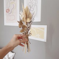 Athena Blumenstrauß, Getrocknete Blumen, Getrockneter Dekoration Für Den Schreibtisch, Blumendekor von Moltinghouse
