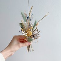 Ellen Mini Bouquet, Trockenblumen, Trockenblumenstrauß, Gemischte Blume, Schwarzer Blumenstrauß, Trockenblumenarrangement von Moltinghouse