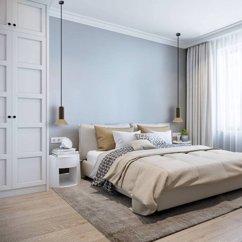 Corpa Bass Pendelleuchte creme von Molto Luce