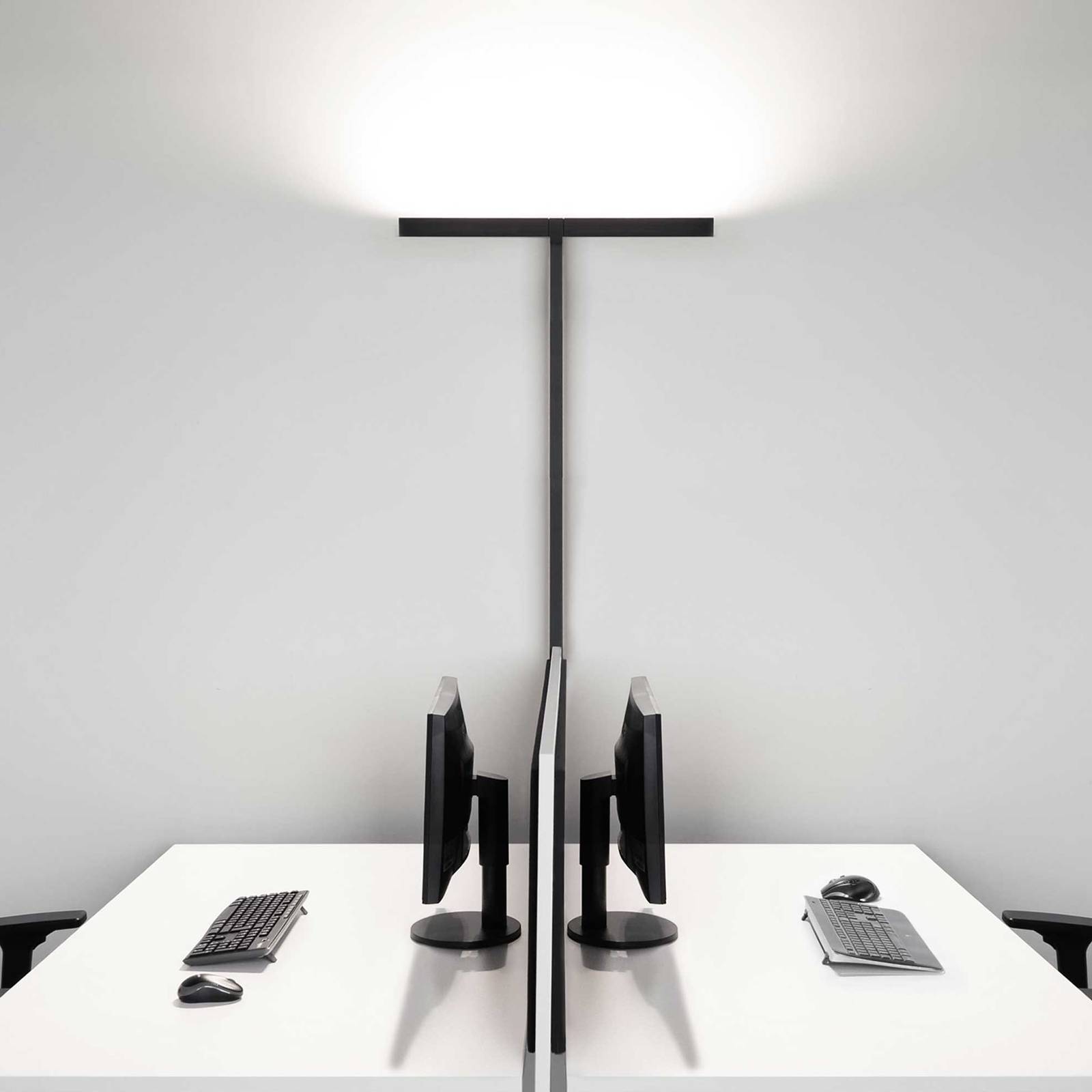 Molto Luce Concept Double F Stehlampe dimmbar weiß von Molto Luce