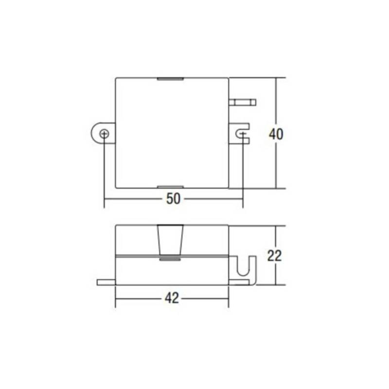 LED-Konverter, 6W, 250mA CC, 230VAC zu 2-23VDC von Molto Luce